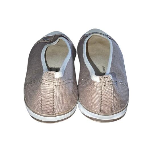 Longchamp Le Pliage Paris Canvas Cap Toe Mocha Ballet Flats Size 39 Slip On - Picture 6 of 7